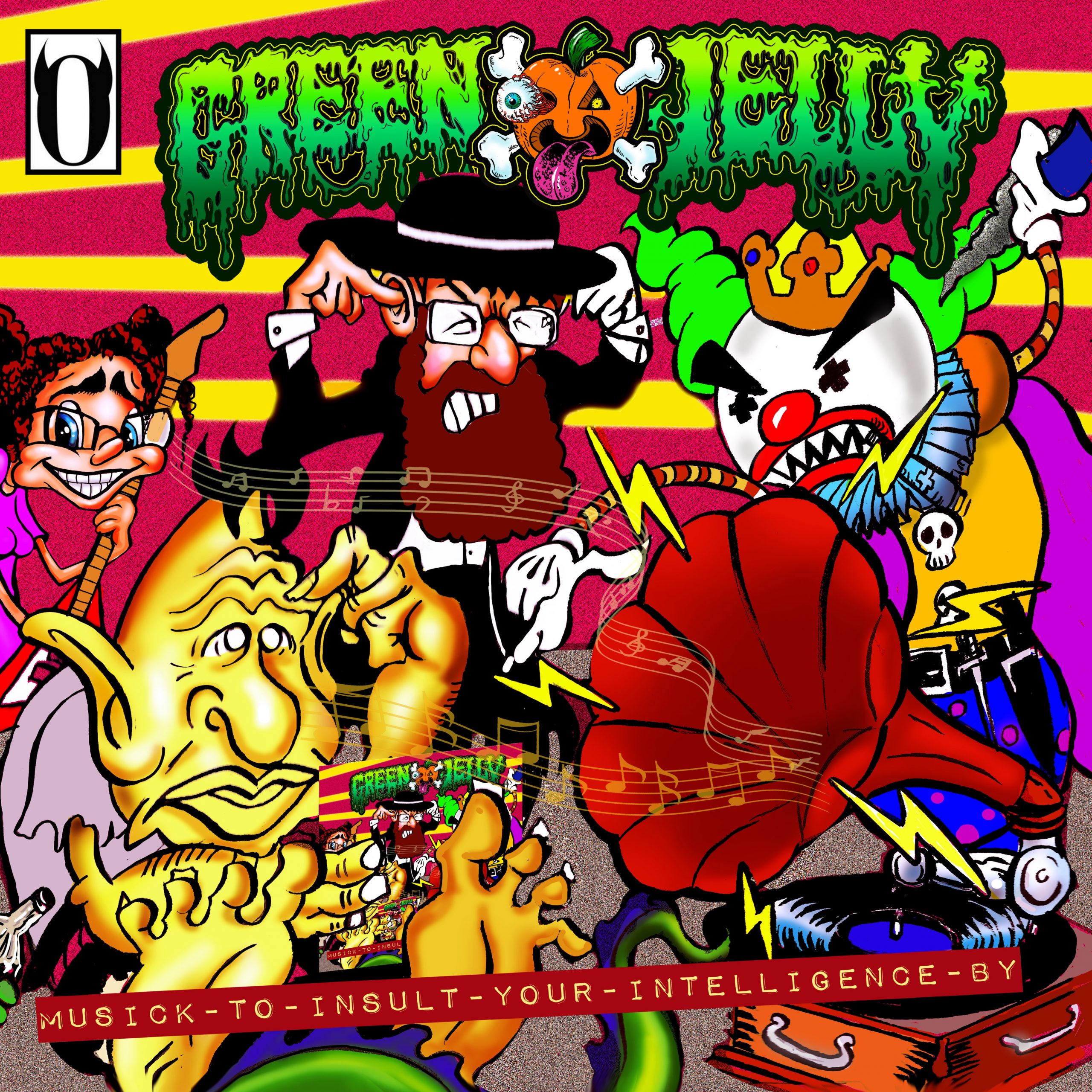 (image for) Green Jelly - Music to Insult your Intelligence LP (Color Vinyl)